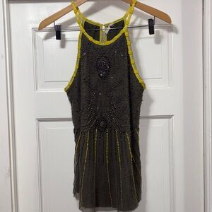 Embellished beaded Halter Top
